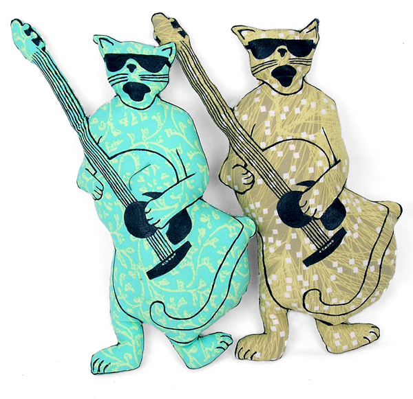 These too cool cats along with lots more of my critter creations will be 